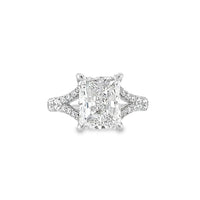 18K White Gold Diamond Engagement Ring (4.55ct)