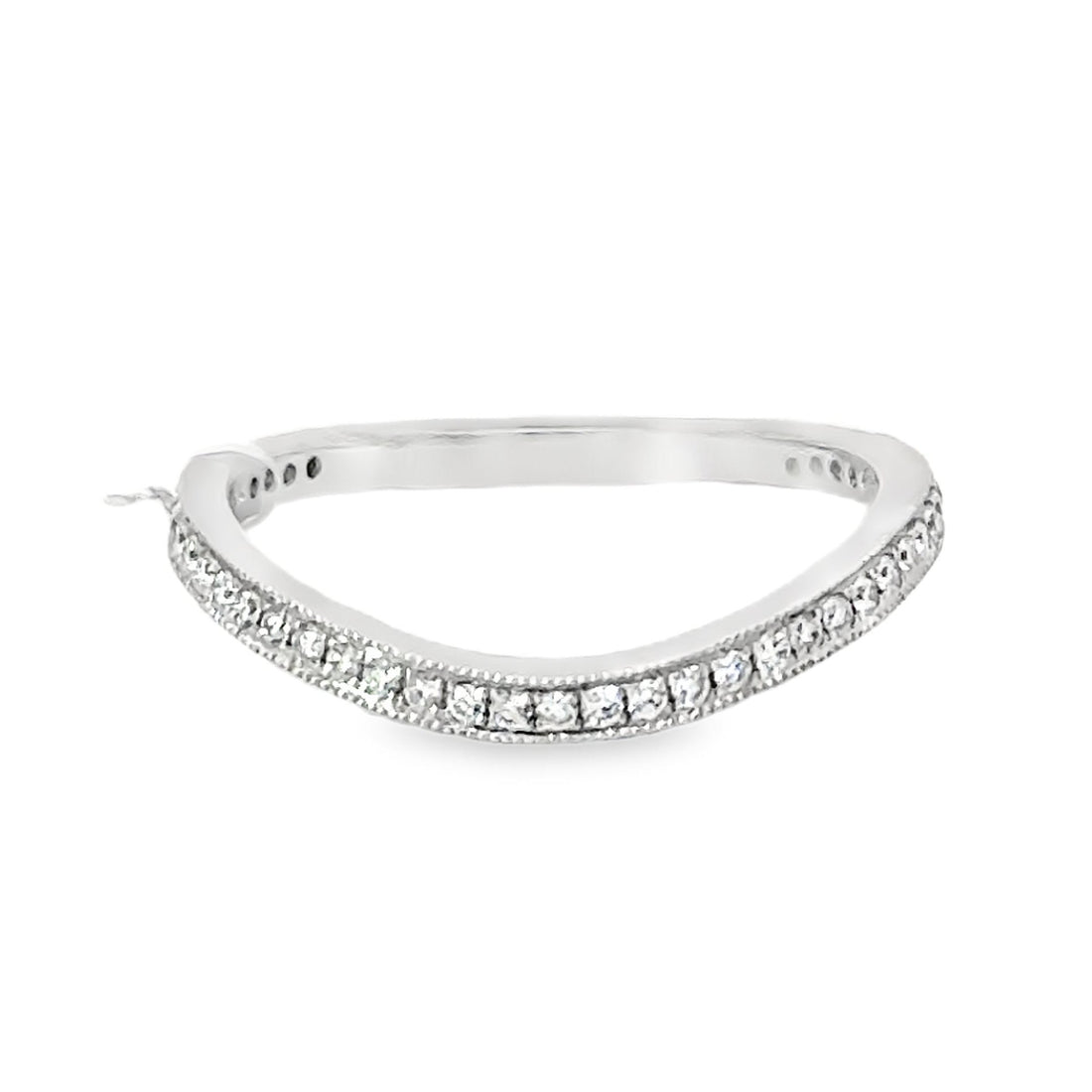 18K White Gold Diamond Wedding Ring