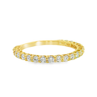 14kt Yellow Gold Lab-Grown Round Diamond Wedding Ring (0.69ct)