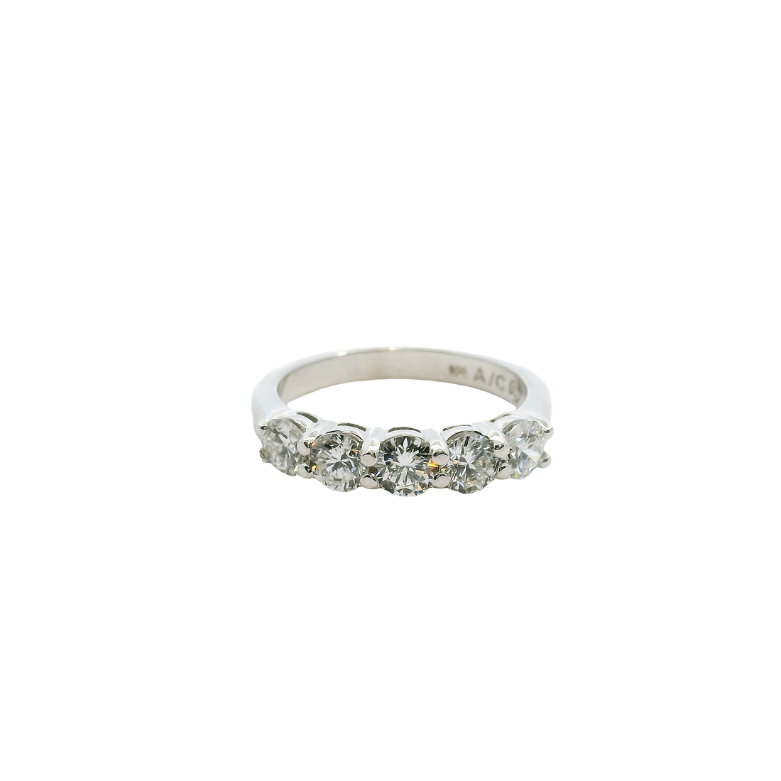 Diamond Wedding Bands  -  Women
