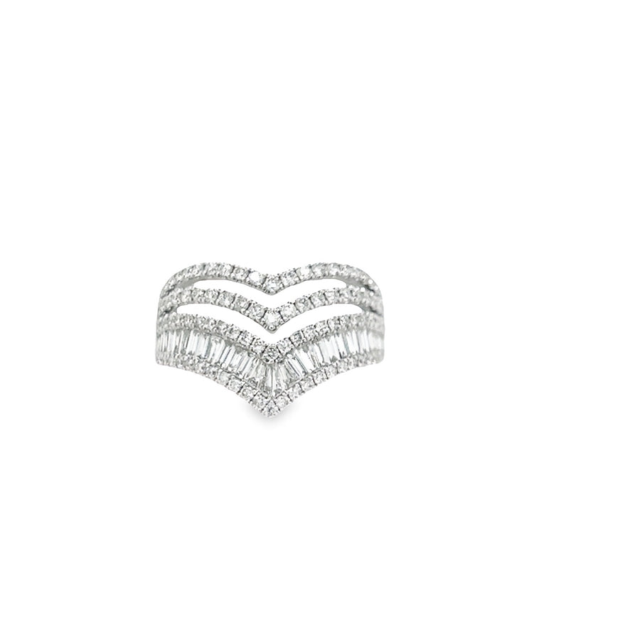 18kt White Gold Natural Diamond Ring (1.11ct)