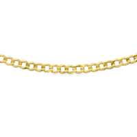 14kt Yellow Gold 7" 2.6mm Curb Style Bracelet (1.8g)