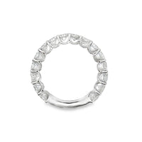 14kt White Gold Lab-Grown Round Diamond Shared Prong Wedding Ring (2.40ct)