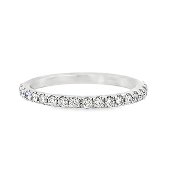 18K White Gold Eternity Diamond Ring (.46ct)