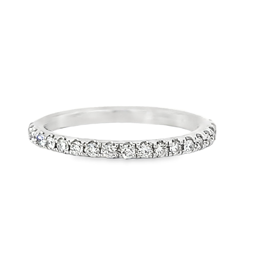 18K White Gold Eternity Diamond Ring (.46ct)