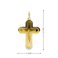 14kt Yellow Gold Italian Made Crucifix Pendant (9.65g)