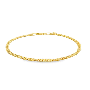 14kt Yellow Gold 7.25" 2.7mm Cuban Link Bracelet (4.2g)