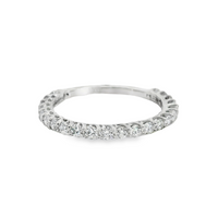 14kt White Gold Lab-Grown Round Diamond Shared Prong Wedding Ring (.65ct)