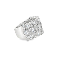 18kt White Gold Natural Diamond Geometric Ring (2.44ct)