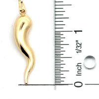 18kt Yellow Gold Horn Pendant