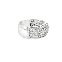 18kt White Gold Natural Diamond Pave Ring (1.42ct)