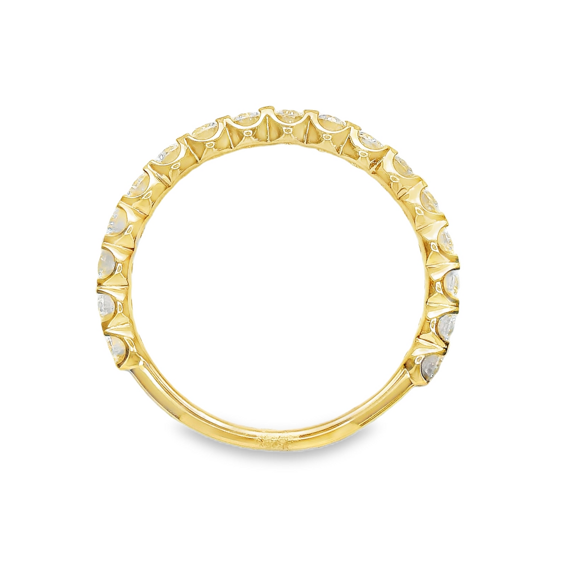 14kt Yellow Gold Lab-Grown Round Diamond Wedding Ring (.85ct)