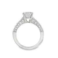 18kt White Gold Lab-Grown Round Diamond Engagement Ring (2.41ct)