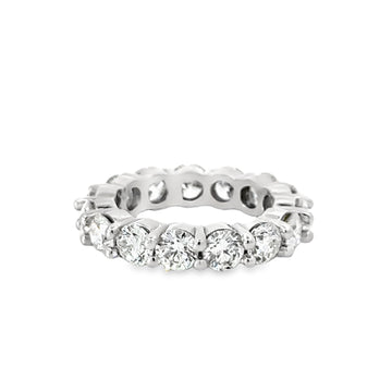 14kt White Gold Diamond Eternity Wedding Ring (5.18ct)