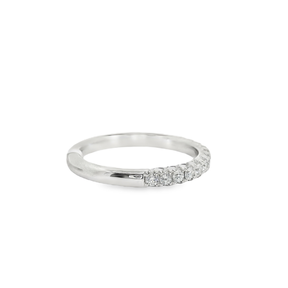 18kt White Gold Diamond Prong Set Ring (0.37ct)