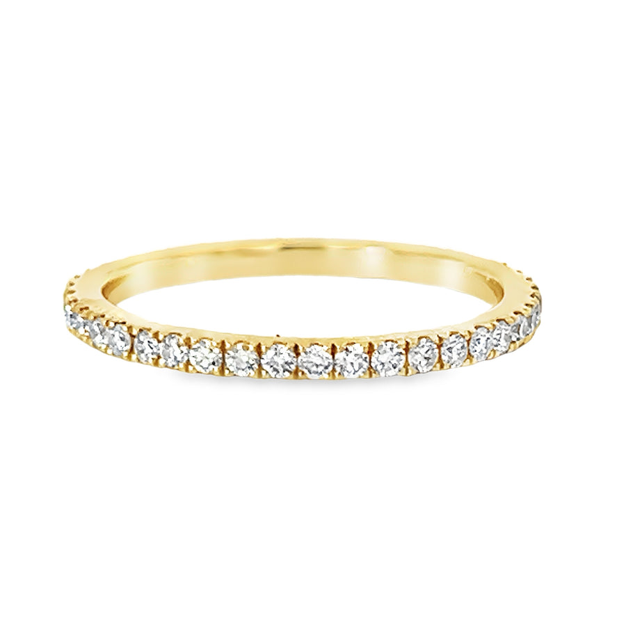 18K Yellow Gold diamond Eternity Ring (.51ct)