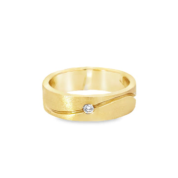 Martin & Martin, Inc. 14kt Yellow Gold Gent's Natural Diamond Ring (0.07ct)