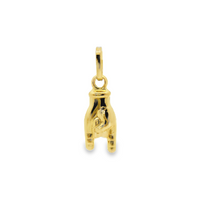 14kt Yellow Gold Italian Mano Cornuto Hands Charm (.9g)