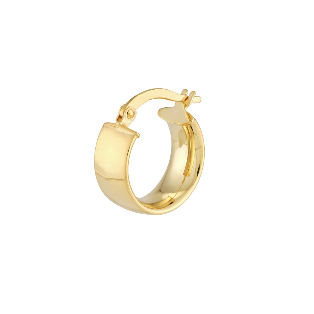 14kt Yellow Gold Medium Hoop Earrings (1.63g)