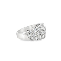 18kt White Gold Natural Diamond Free Form Ring (2.27ct)