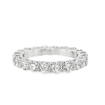 18K White Gold Diamond Eternity Wedding Ring (2.99ct)