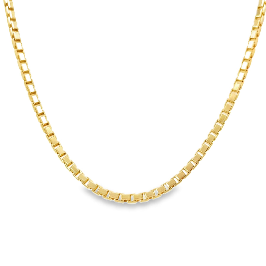 18K Yellow Gold 20" 1.65mm Box Style Chain (10.9g)