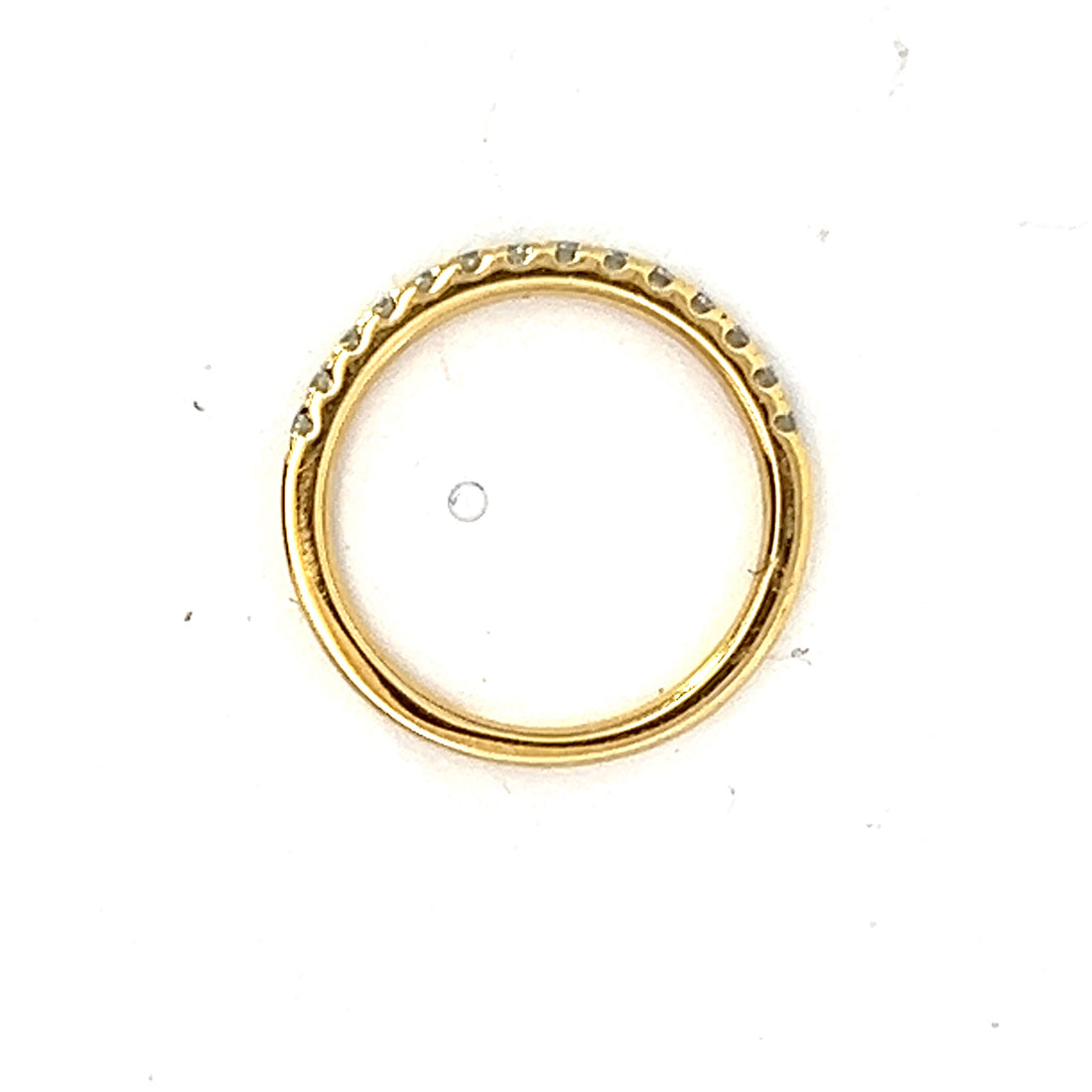 18K Yellow Gold Diamond Wedding Ring (.31ct)