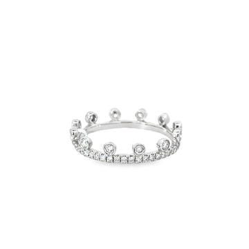 18K White Gold Diamond Ring (.67ct)