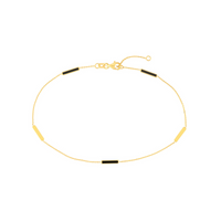 14K Yellow Gold 10" .8mm Cable Link Anklet (2.11g)