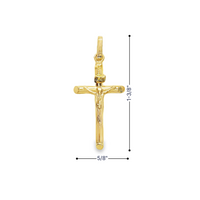 18kt Yellow Gold Italian Made Crucifix Charm (2.17g)
