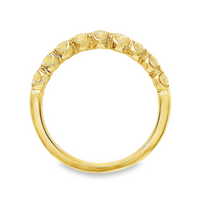 18kt Yellow Gold Natural Round Diamond Wedding Ring (.77ct)