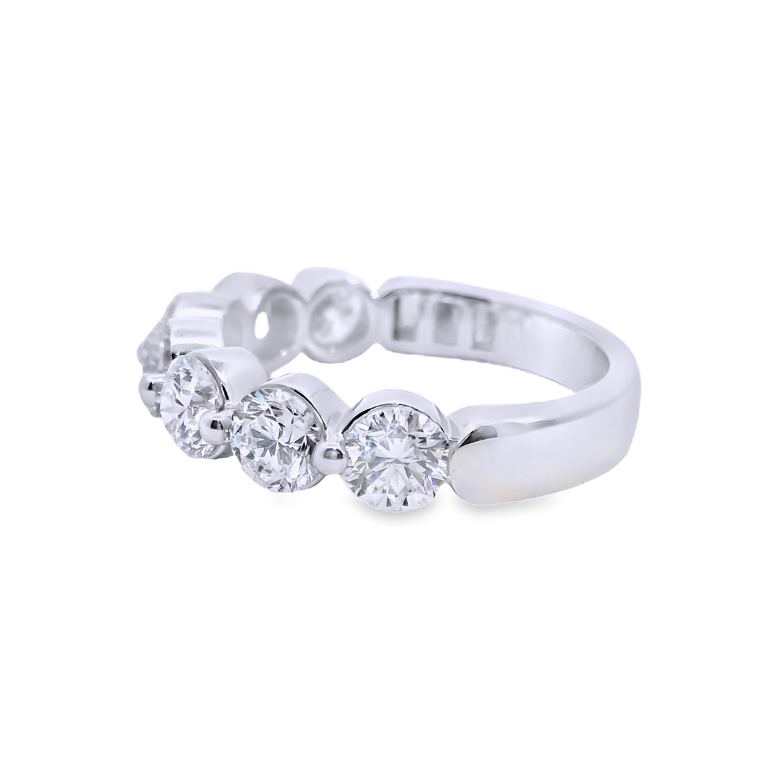 Diamond Wedding Bands  -  Women