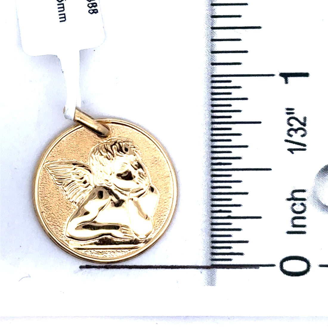 18kt Yellow Gold Italian Made Cherub Charm (2.75g)