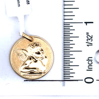 18kt Yellow Gold Italian Made Cherub Charm (2.75g)