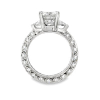 Platinum Natural Diamond Eternity Style Engagement Ring (2.88ct)