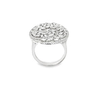 18kt White Gold Natural Diamond Free Form Ring (1.73ct)