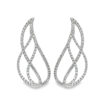 18kt Gold Natural Diamonds Earrings (2.19ct)