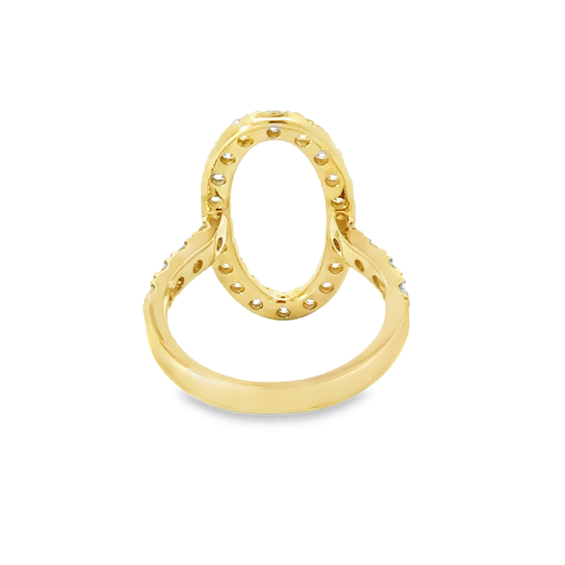 18kt Yellow Gold Natural Diamond Geometric Ring (1.57ct)