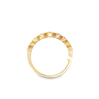 18kt Rosé Gold Diamond Bezel Wedding Ring (0.43ct)