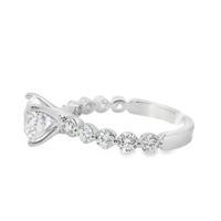 18kt White Gold Lab-Grown Round Diamond Engagement Ring (2.23ct)