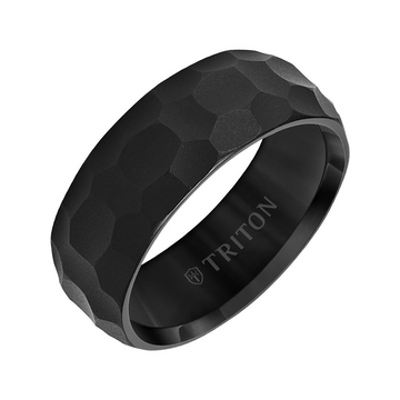 Triton Black Tungsten Carbide 8mm Ring