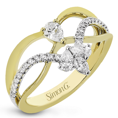 Simon G 18K Yellow Gold Diamond Ring (.70ct)