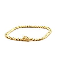 14kt Yellow Gold Cuban Link Bracelet (25.3g)