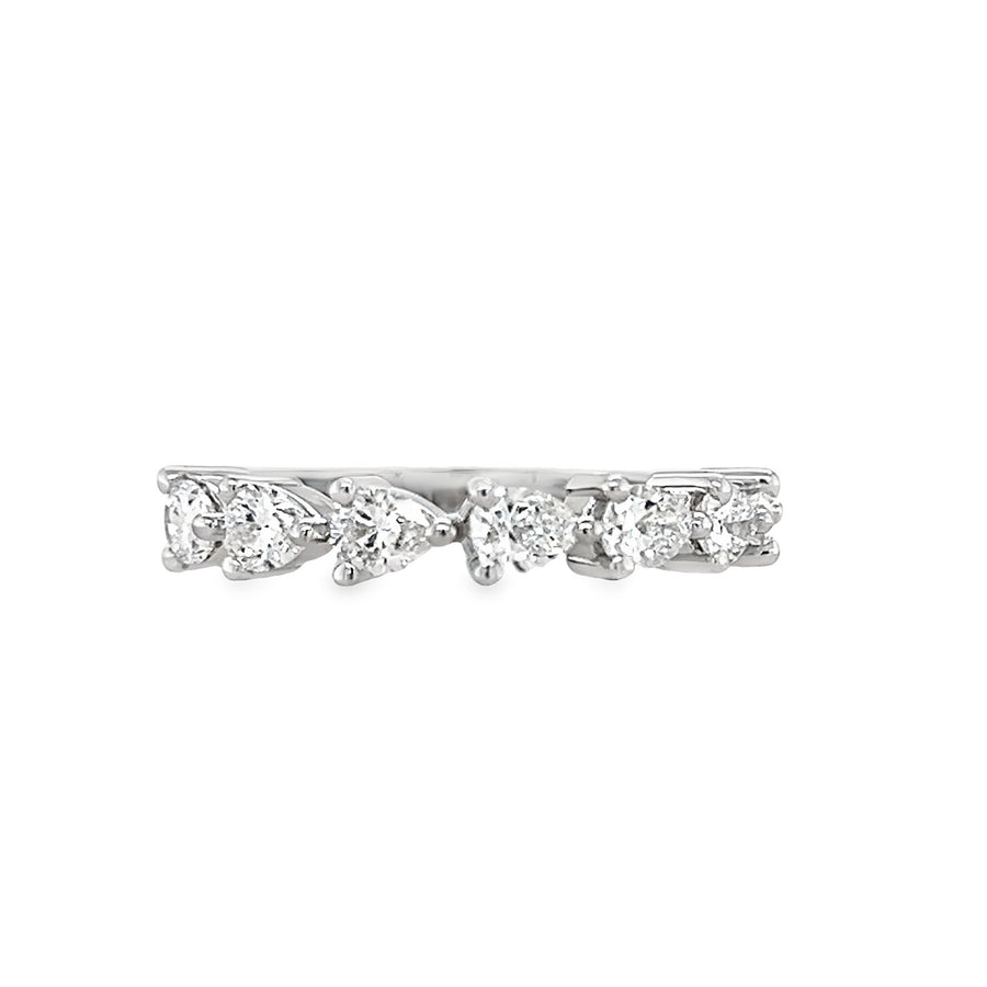 14kt White Gold Diamond Prong Set Ring (1.02ct)