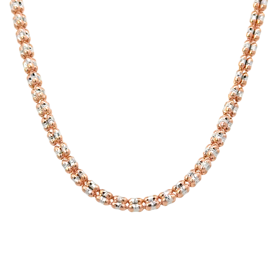 10K Rose Gold 24" Ice Style 2.5mm Chain (11.45g)