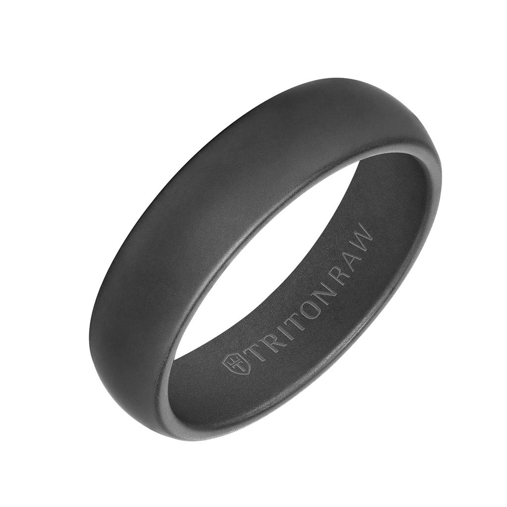 Triton Black Tungsten 6mm Matte Finish Ring