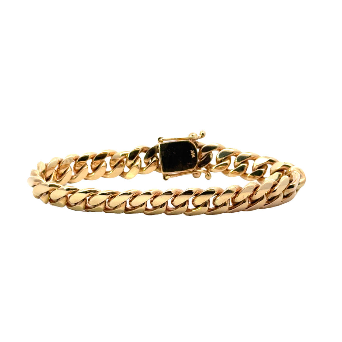 14kt Yellow Gold 8.5" 10mm Cuban Bracelet (67.5g)