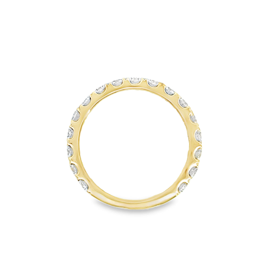 14kt Yellow Gold Lab-Grown Round Diamond Wedding Ring (1.36ct)