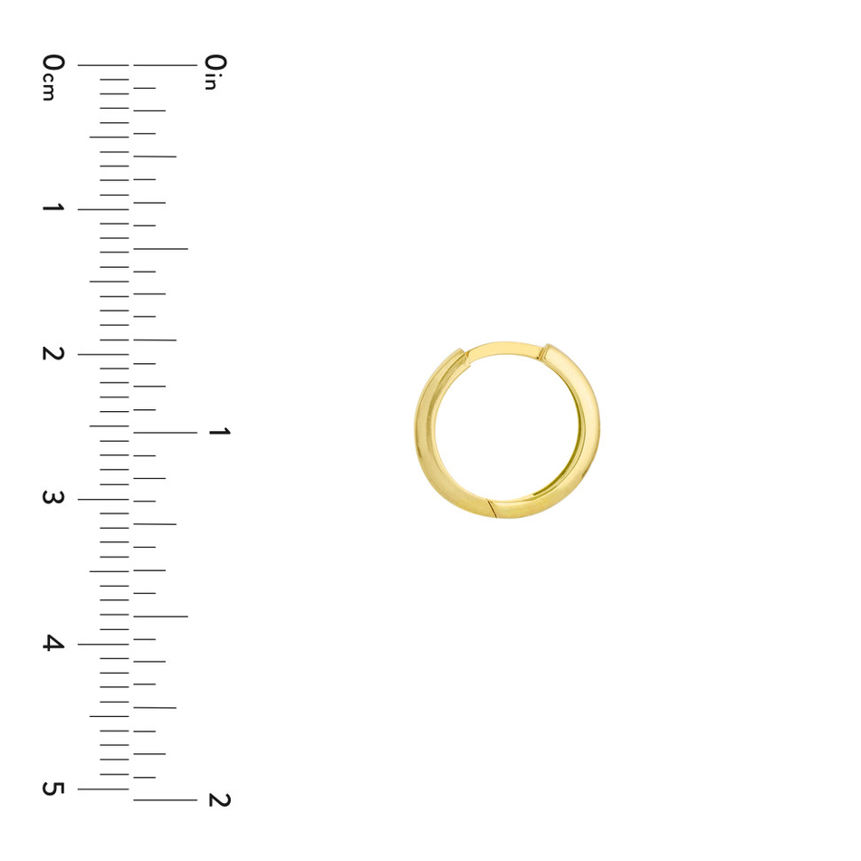 14kt Yellow Gold Small Hoop Earrings (1.3g)