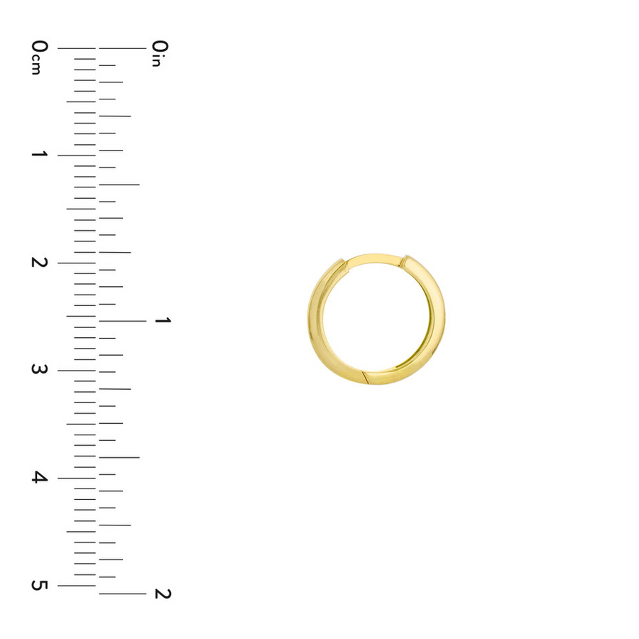 14kt Yellow Gold Small Hoop Earrings (1.3g)